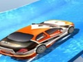 การแข่งขันรถยนต์บนสไลเดอร์น้ำ เกมออนไลน์
