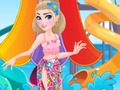 เจ้าหญิงเอลิซ่าไปที่สวนสนุกน้ำ เกมออนไลน์