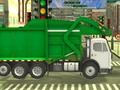 คนขับรถบรรทุกขยะบนถนน เกมออนไลน์
