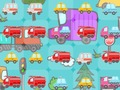 ยานพาหนะตัวน้อยน่ารักจับคู่ 3 เกมออนไลน์