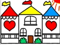 กลับไปโรงเรียนสมุดระบายสีบ้านตุ๊กตา เกมออนไลน์