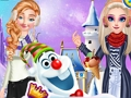 สไตล์ฤดูหนาวของเจ้าหญิงและโอลาฟ  เกมออนไลน์
