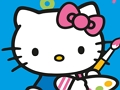 ระบายสีตามจำนวนด้วย Hello Kitty  เกมออนไลน์