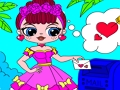 Popsy Surprise ระบายสีวันวาเลนไทน์  เกมออนไลน์