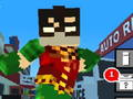 Teen Titans Go Minecraft Teenage Runner 3D เกมออนไลน์