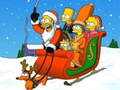 จิ๊กซอว์คริสต์มาส Simpsons  เกมออนไลน์