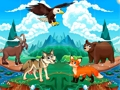 สัตว์ Pic Tetriz เกมออนไลน์
