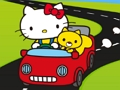 จิ๊กซอว์รถยนต์ Hello Kitty  เกมออนไลน์
