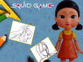สมุดระบายสีเกมปลาหมึก  เกมออนไลน์