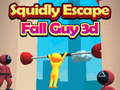 Squidly Escape Fall Guy 3D เกมออนไลน์