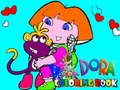 Back To School สมุดระบายสี Dora  เกมออนไลน์