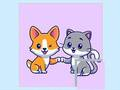 ปริศนาที่มีแมวและสุนัข เกมออนไลน์