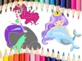 สมุดระบายสีเงือก เกมออนไลน์