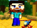 การผจญภัยเฮลิคอปเตอร์ Mineblock เกมออนไลน์