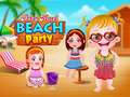 งานปาร์ตี้ริมหาดของเบบี้เฮเซล เกมออนไลน์