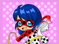 สมุดระบายสี Chibi Dottedgirl เกมออนไลน์