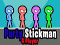 ปาร์ตี้ Stickman 4 ผู้เล่น  เกมออนไลน์