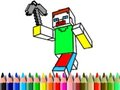 กลับไปที่โรงเรียน: ระบายสีไมน์คราฟต์  เกมออนไลน์