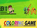 Ben 10 ระบายสี  เกมออนไลน์