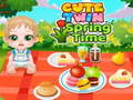 น่ารัก Twin Spring Time  เกมออนไลน์
