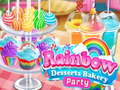 Rainbow Desserts ปาร์ตี้เบเกอรี่  เกมออนไลน์