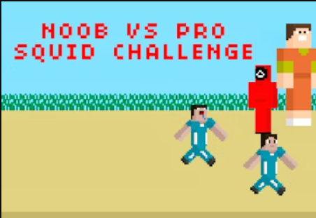 Noob vs Pro Squid ชาเลนจ์  เกมออนไลน์