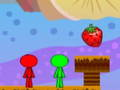 Stickman Bros ใน Fruit Island 2 เกมออนไลน์