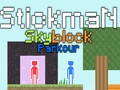 Stickman Skyblock Parkour เกมออนไลน์