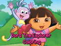 Dora The Explorer ระบายสี  เกมออนไลน์
