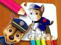 Paw Patrol: สมุดระบายสี  เกมออนไลน์