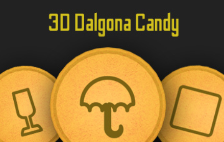 ลูกอม 3D Dalgona  เกมออนไลน์