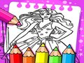 สมุดระบายสีตุ๊กตาบาร์บี้  เกมออนไลน์