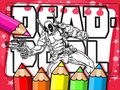 สมุดระบายสี Deadpool  เกมออนไลน์