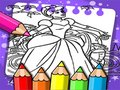 สมุดระบายสีซินเดอเรลล่า  เกมออนไลน์
