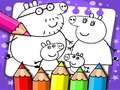 สมุดระบายสี Peppa Pig  เกมออนไลน์