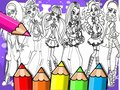สมุดระบายสีมอนสเตอร์สูง  เกมออนไลน์