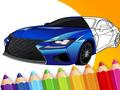 สมุดระบายสีรถหรูของญี่ปุ่น  เกมออนไลน์