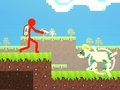 Red Stickman ปะทะ Monster School 2  เกมออนไลน์