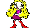 ระบายสี Bratz ง่าย ๆ  เกมออนไลน์