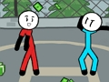 หลบหนี Stickman บ้า  เกมออนไลน์