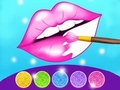 เกมระบายสีริมฝีปากกลิตเตอร์  เกมออนไลน์