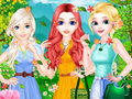 ชุดเดรสสีแฟชั่นฤดูใบไม้ผลิ  เกมออนไลน์