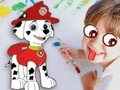 สมุดระบายสี: PAW Patrol  เกมออนไลน์