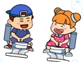 วาดเส้นทางหลักสู่ห้องน้ำ  เกมออนไลน์
