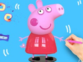 สมุดระบายสี Peppa Pig  เกมออนไลน์