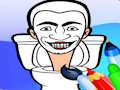 Skibidi ระบายสี  เกมออนไลน์