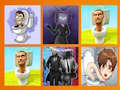 Skibidi Toilet จับคู่  เกมออนไลน์