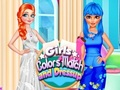 สาวจับคู่สีและแต่งตัว  เกมออนไลน์