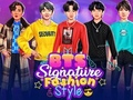 BTS ซิกเนเจอร์แฟชั่นสไตล์  เกมออนไลน์