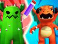 การต่อสู้ของสัตว์ประหลาด: การวาดภาพ  เกมออนไลน์